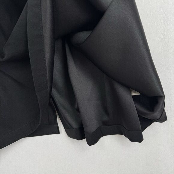 Vtg CJ Banks Dress Womens 18W Plus Black Midi Winter Nature Scene Modest Jumper - Picture 11 of 16